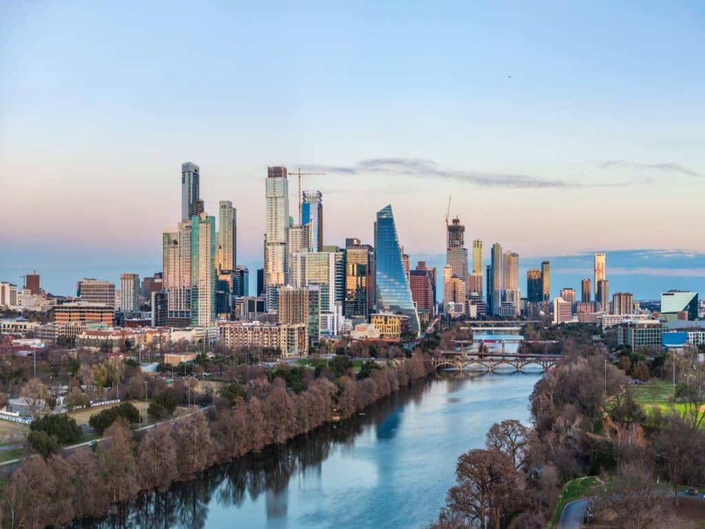 Scenic skyline view of downtown Austin, Texas at sunset reflecting vibrant city living and real estate opportunities.